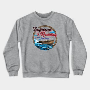 Dufresne & Redding Classic Boat Tours Color Souvenir Gift Crewneck Sweatshirt